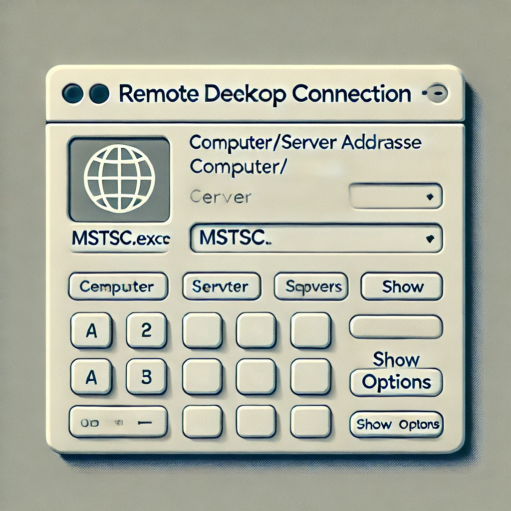 Default Remote Desktop Connection application